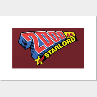 2000AD retro comic logo 1978 Posters and Art